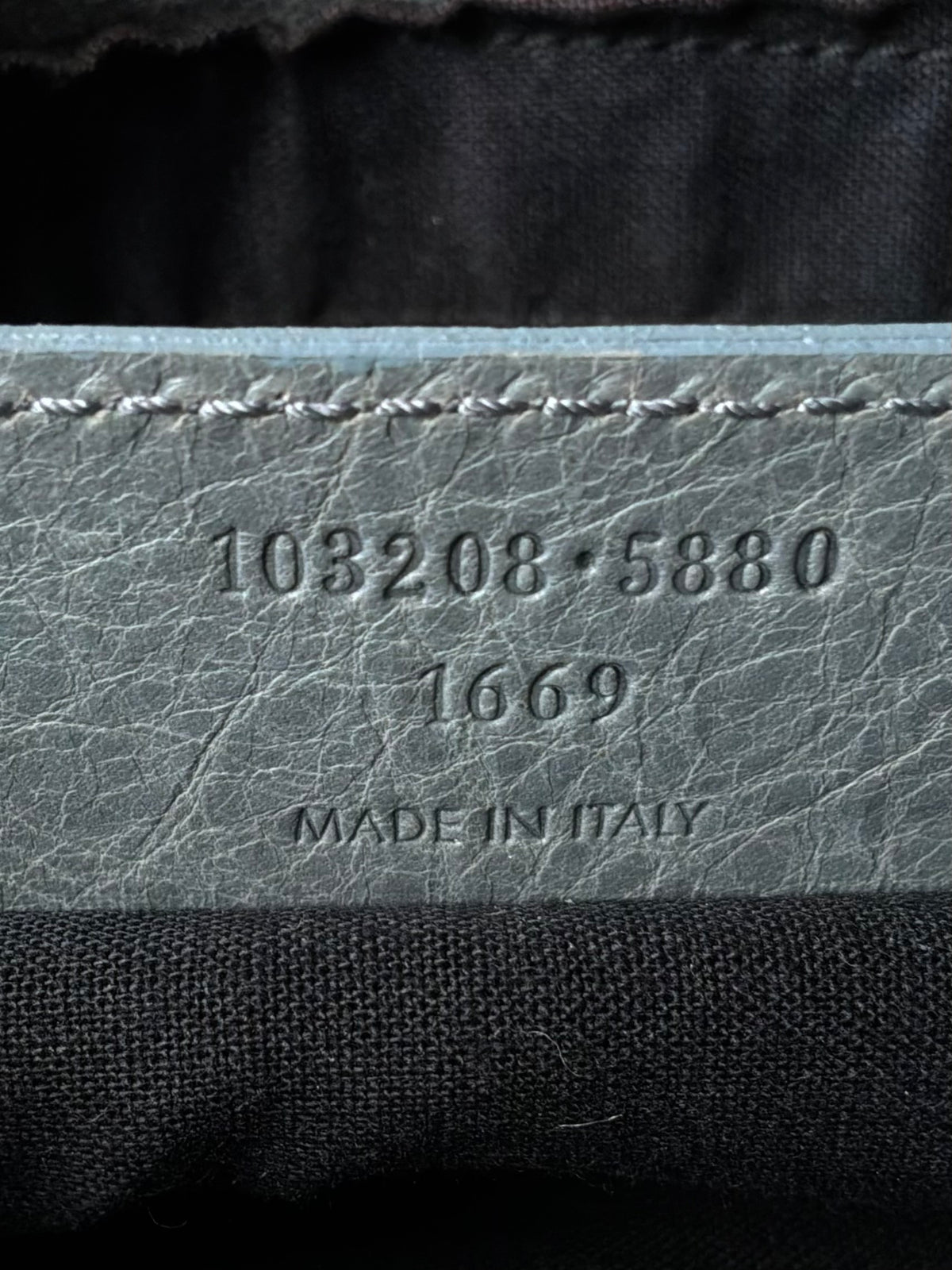 Balenciaga Le First Watercolor Nylon Lambskin Bag