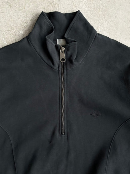 Dior Bee Logo Half Zip Crewneck