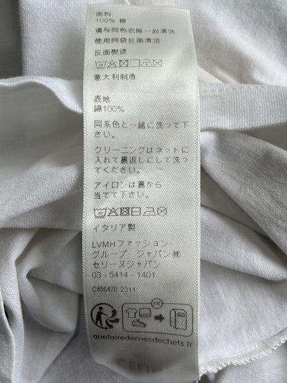 Celine Embroidered Script Top