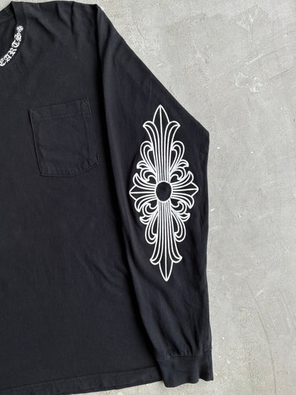 Chrome Hearts Neck Script Floral Longsleeves