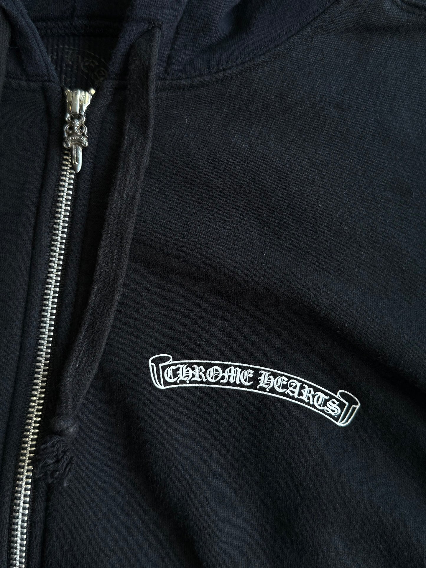 Chrome Hearts ‘Floral Plus’ Thermal Zip Hoodie