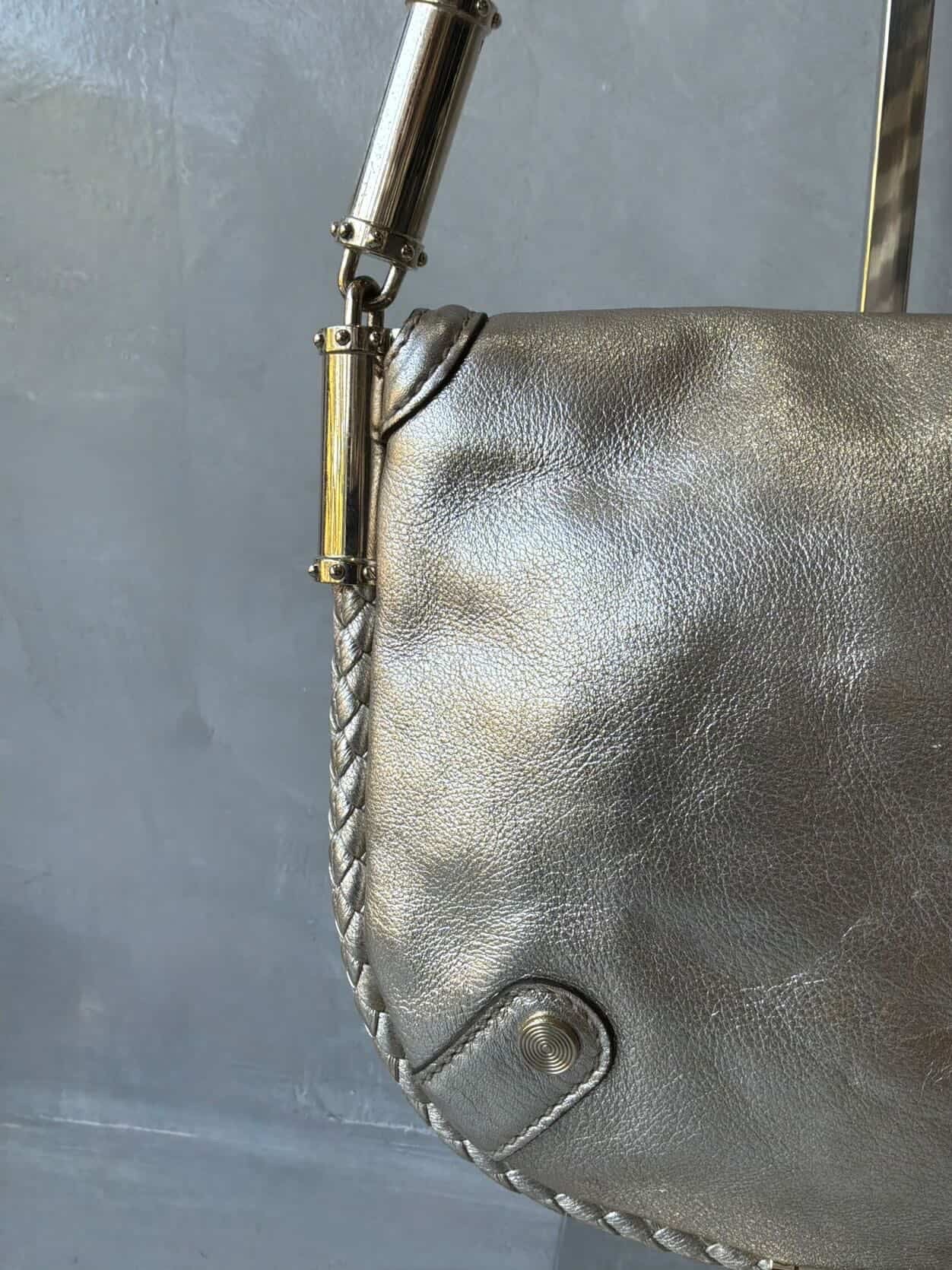 Gucci Metallic Fringe Handbag