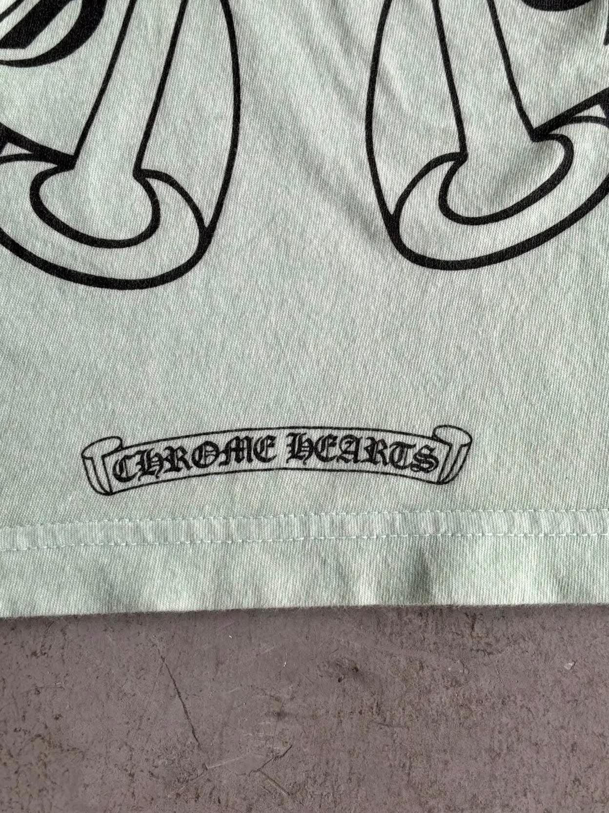 Chrome Hearts GITD Horseshoe Floral Longsleeves