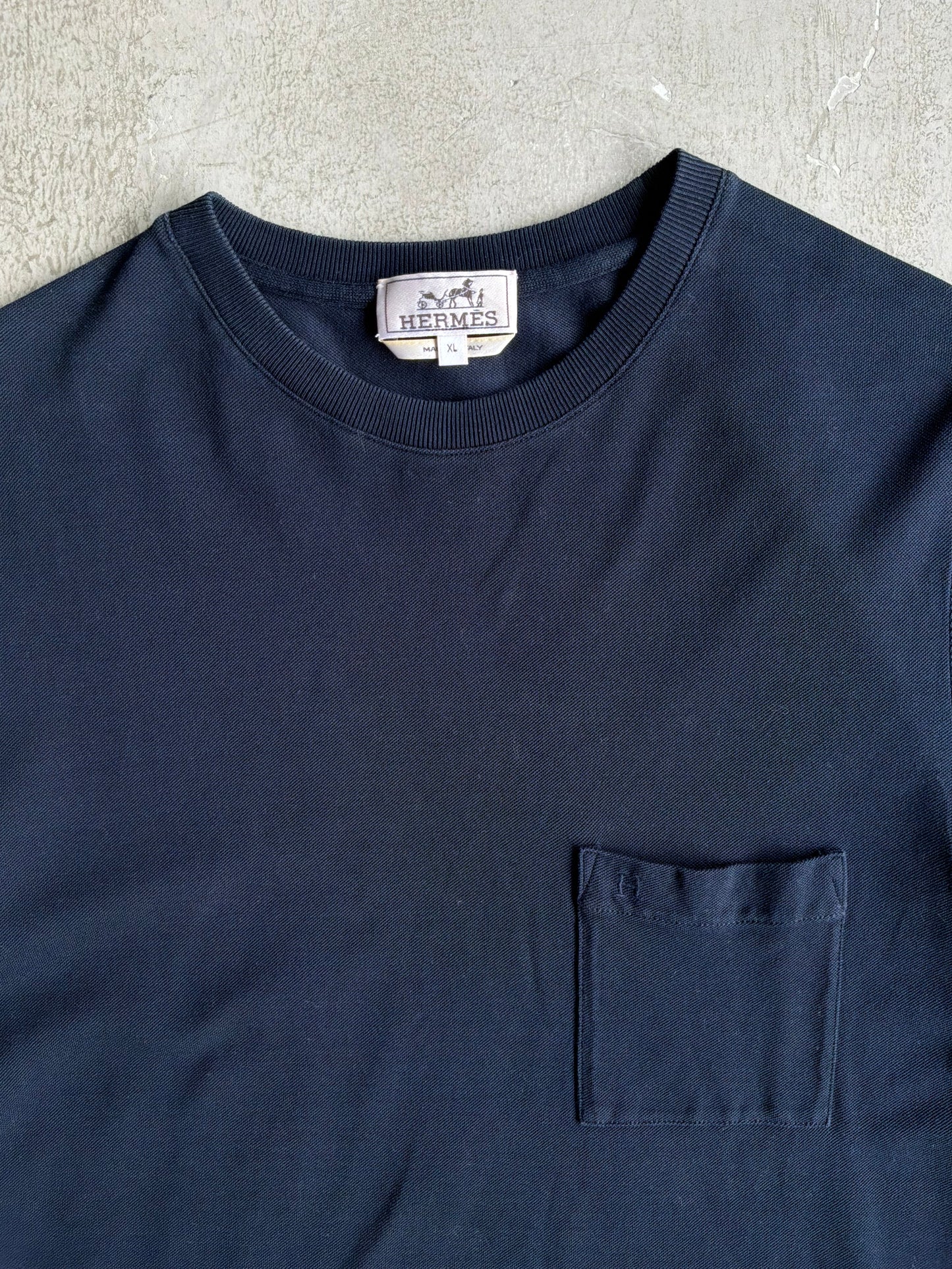 Hermes H Logo Pocket Tee