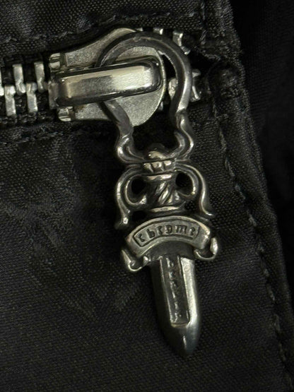 Chrome Hearts 90s Big Dagger Embellished Leather Duffle Bag