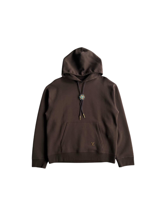 Louis Vuitton Embellished Flowel Pullover Hoodie