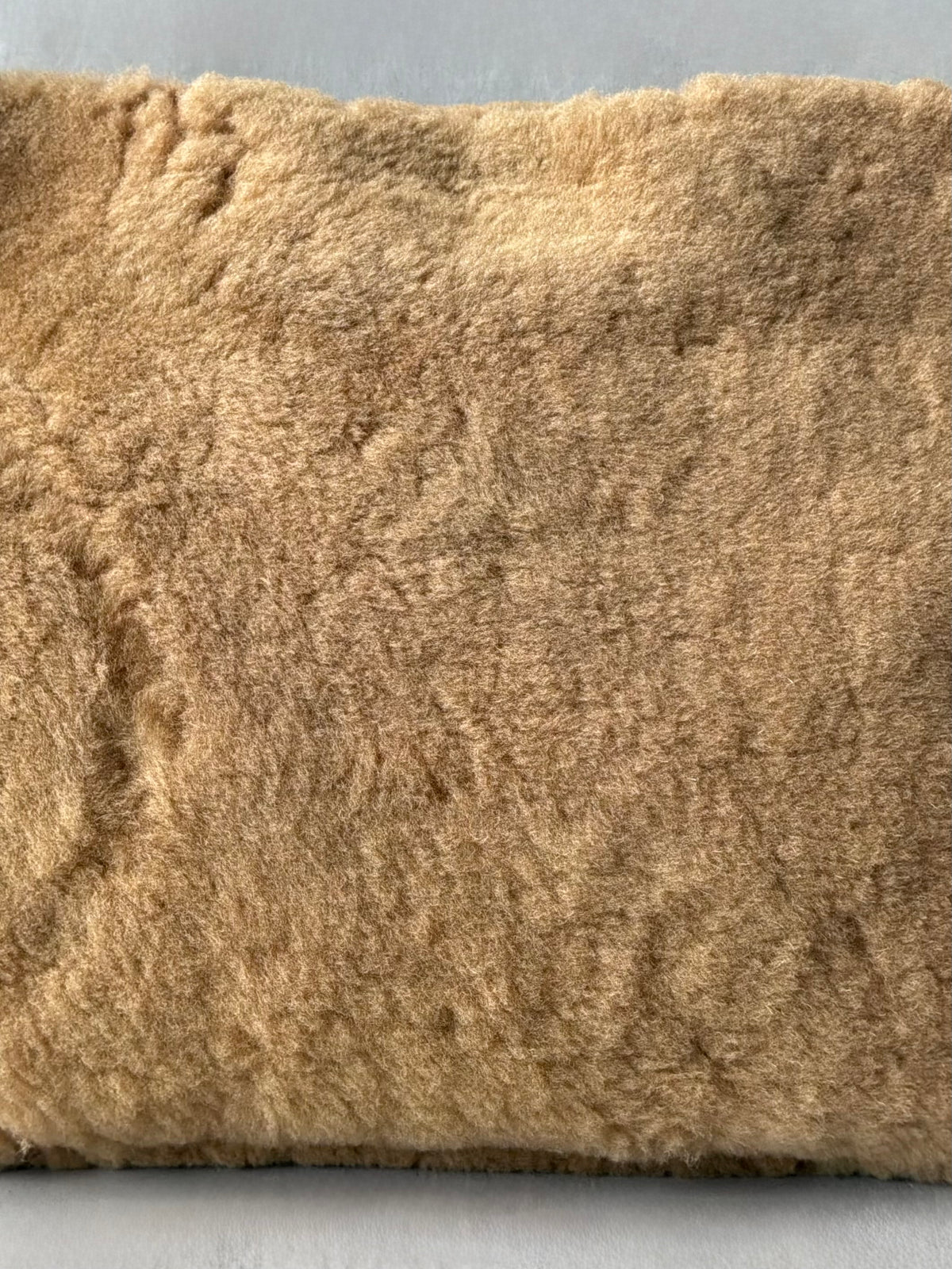 Fendi Beige Faux Fur Crossbody Bag