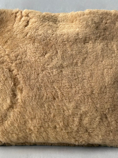 Fendi Beige Faux Fur Crossbody Bag