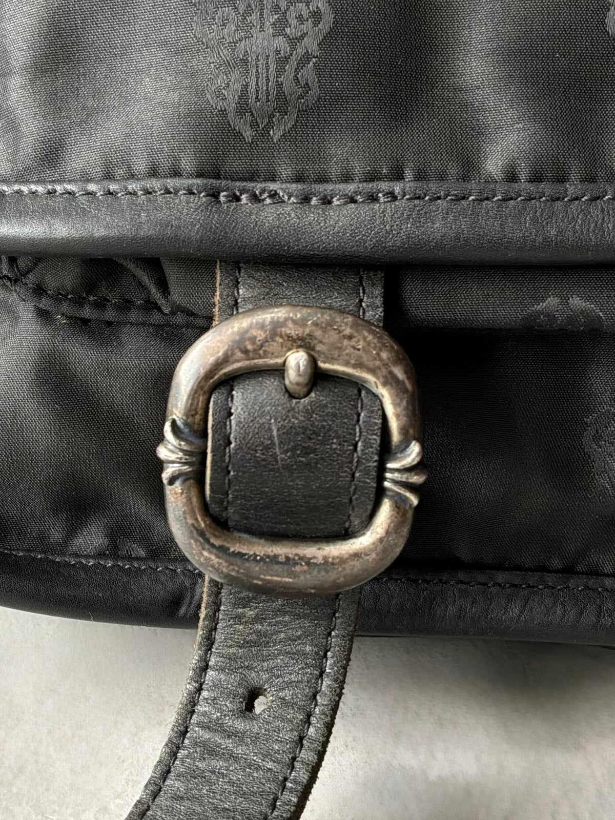 Chrome Hearts Nylon Mono Gunslinger Strap Messenger Bag