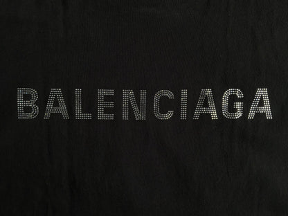 Balenciaga Swarovski Spellout Tee