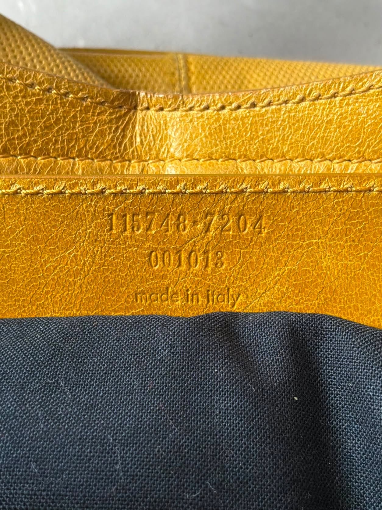 Balenciaga City Lemon Lambskin Bag