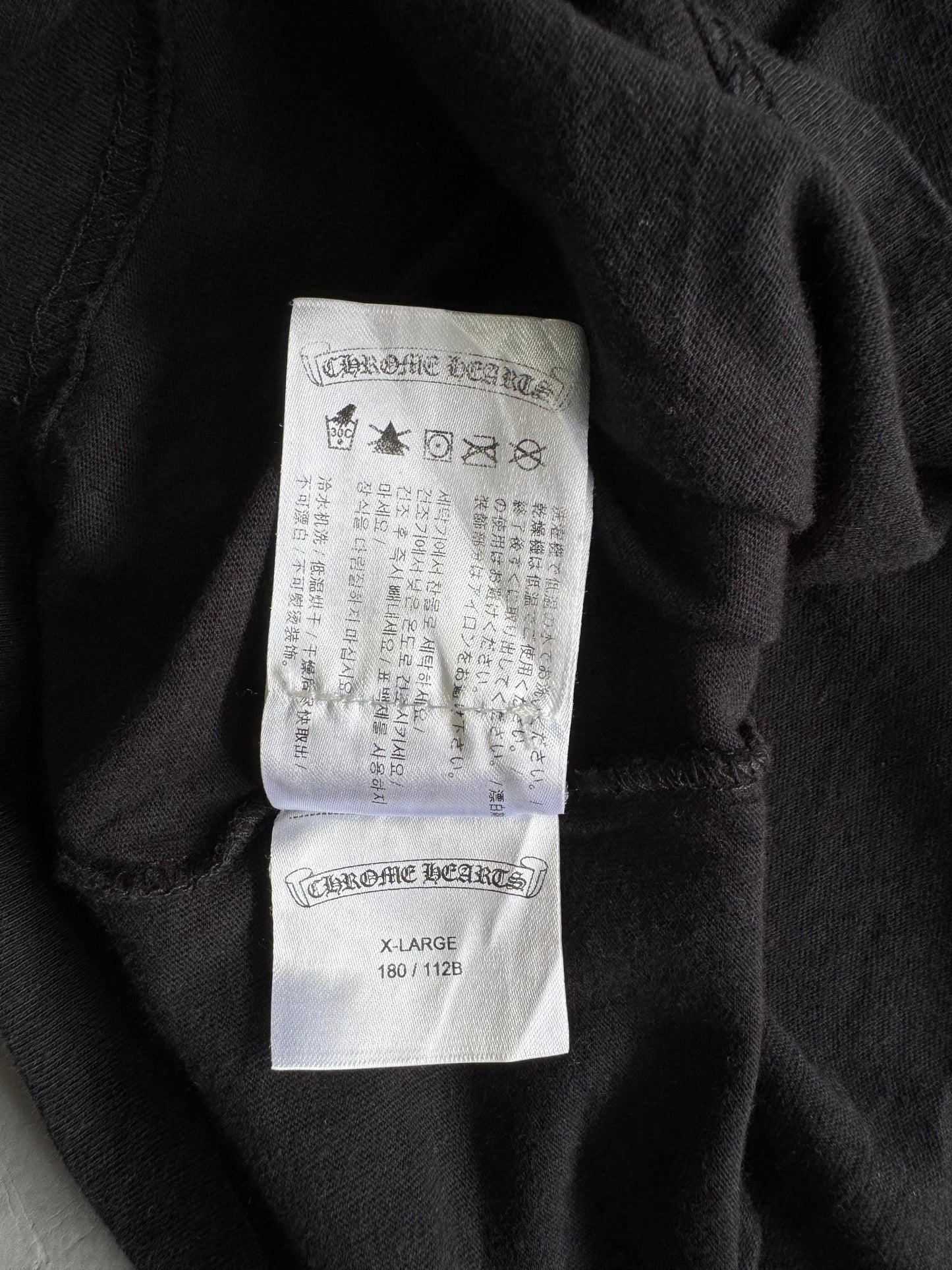 Chrome Hearts Neck Script Tee