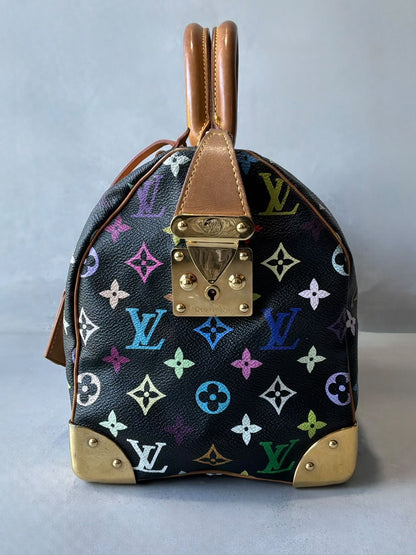 Louis Vuitton X Murakami Black Multicolor Speedy 30