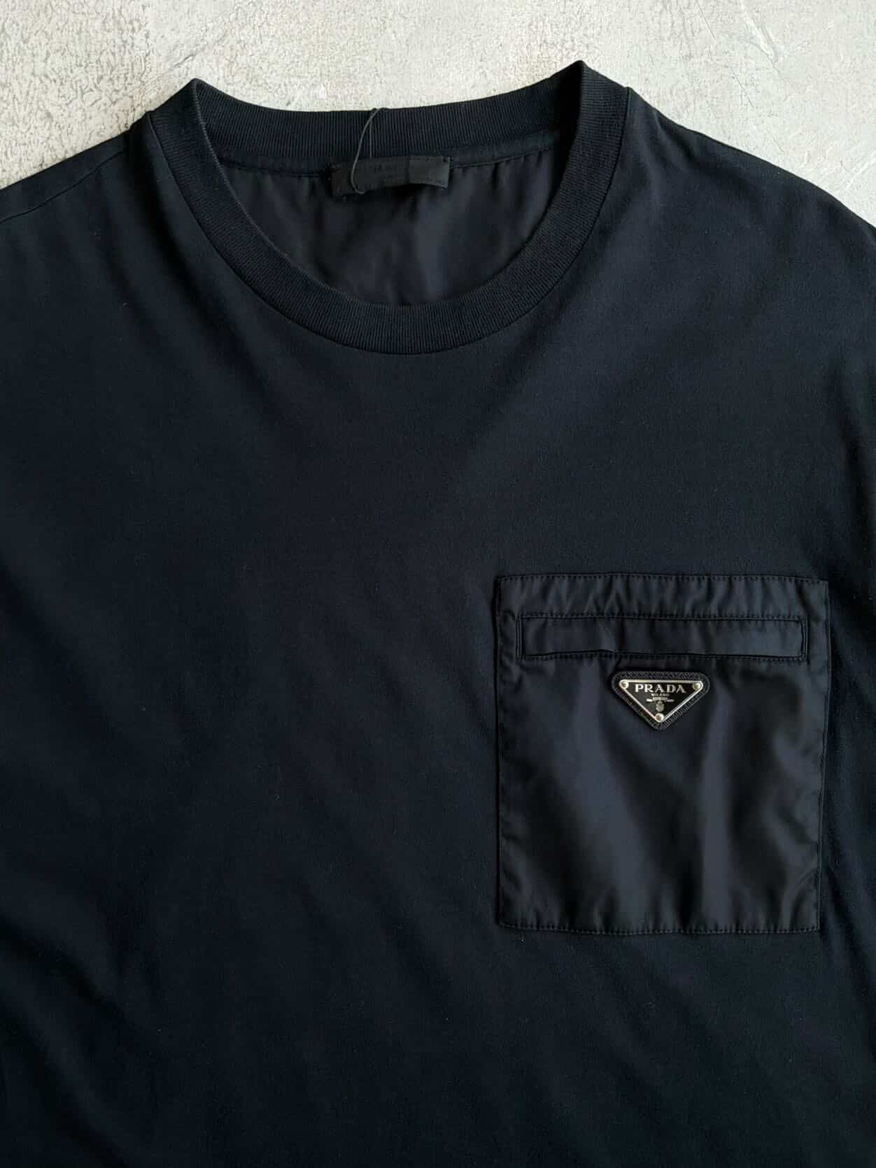 Prada Re-Nylon Emblem Tee