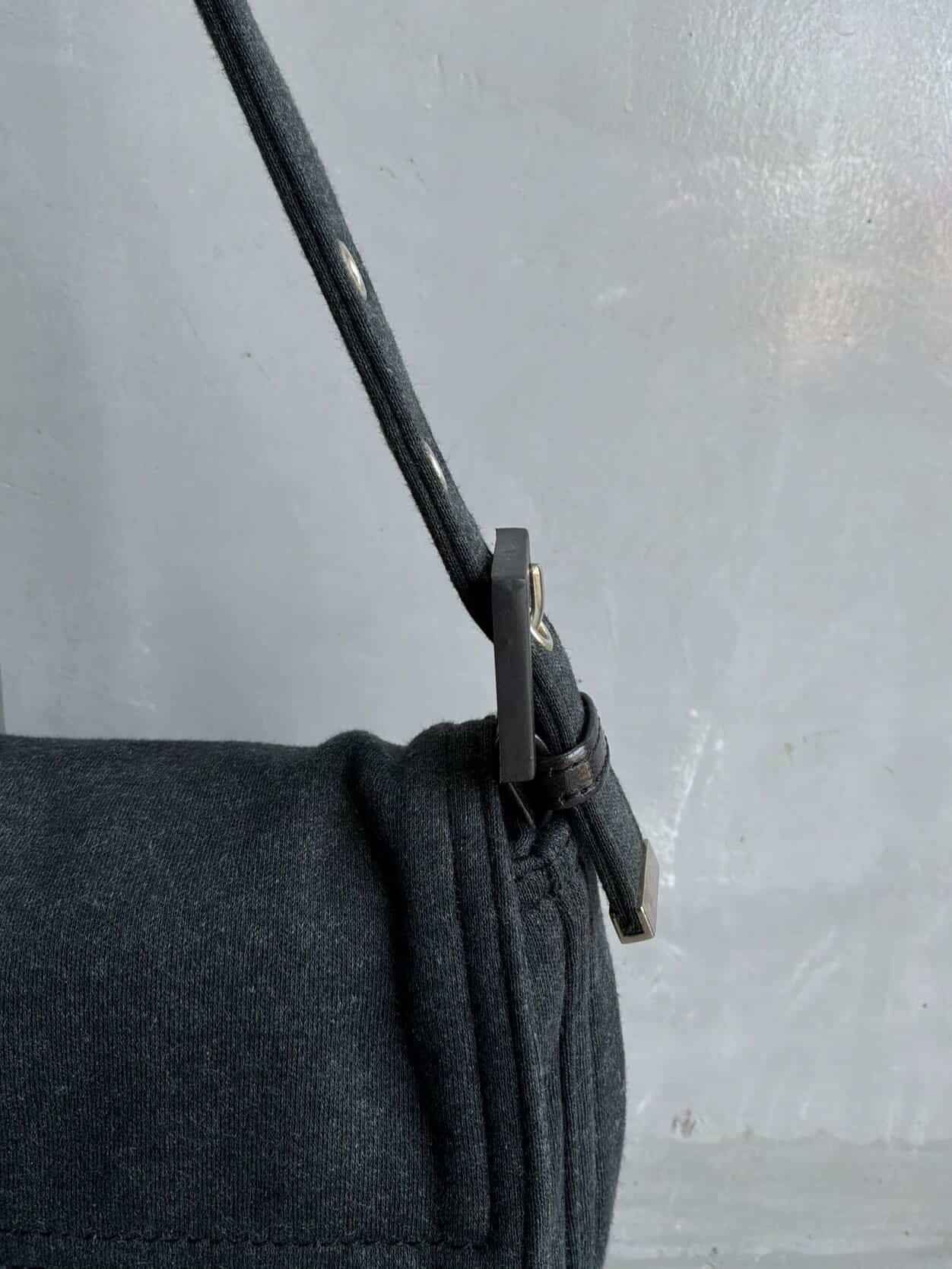 2000s Fendi Wool Baguette Bag