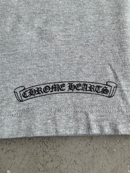 Chrome Hearts Three Logo Gray Mini Dress