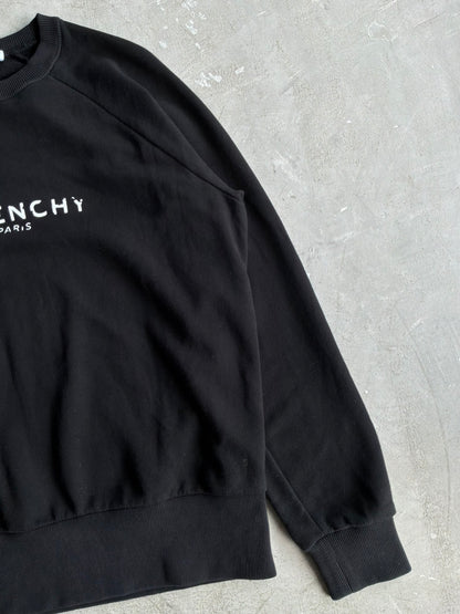 Givenchy Cracked Script Crewneck