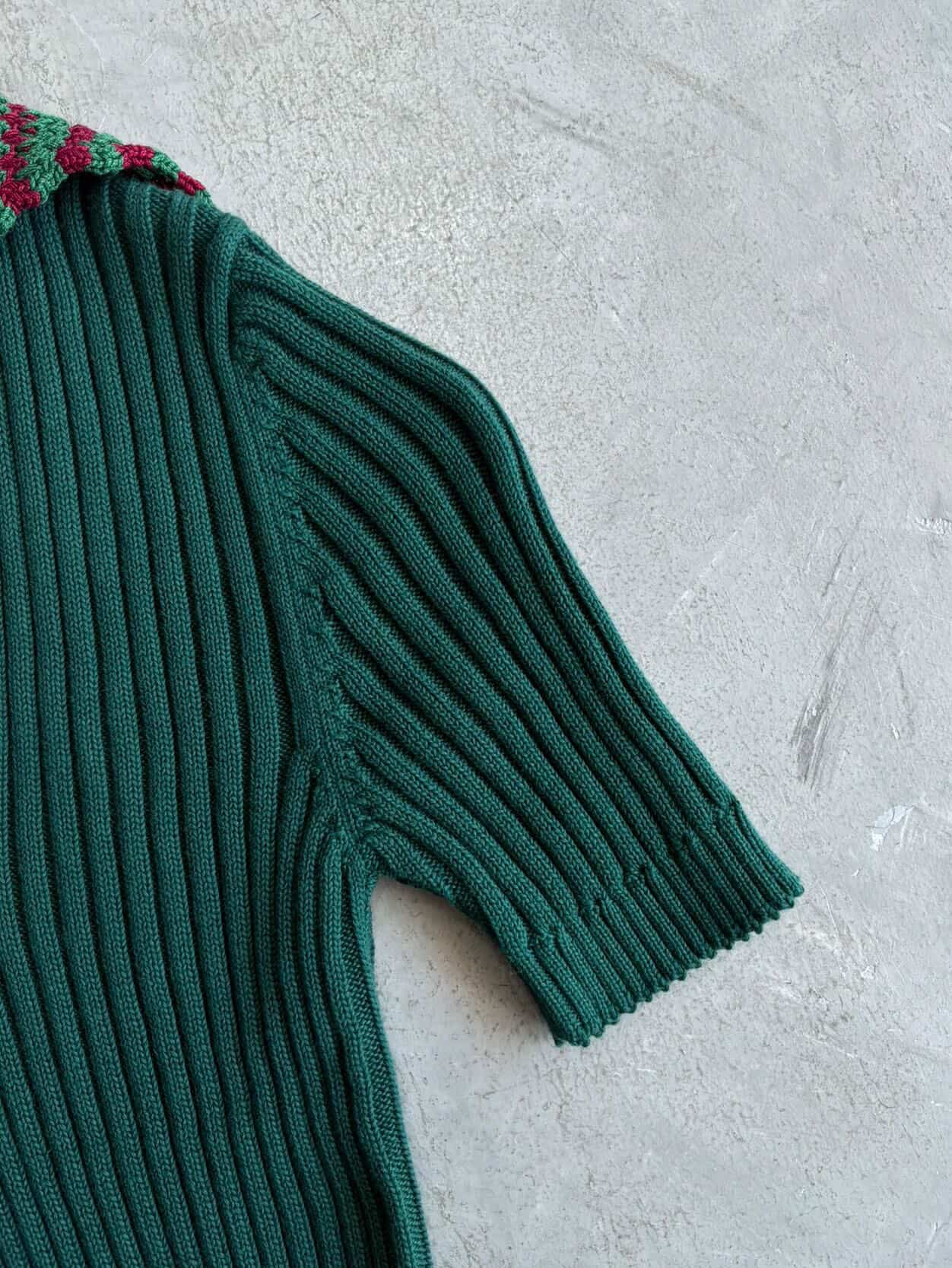 Prada Knit Collared Top