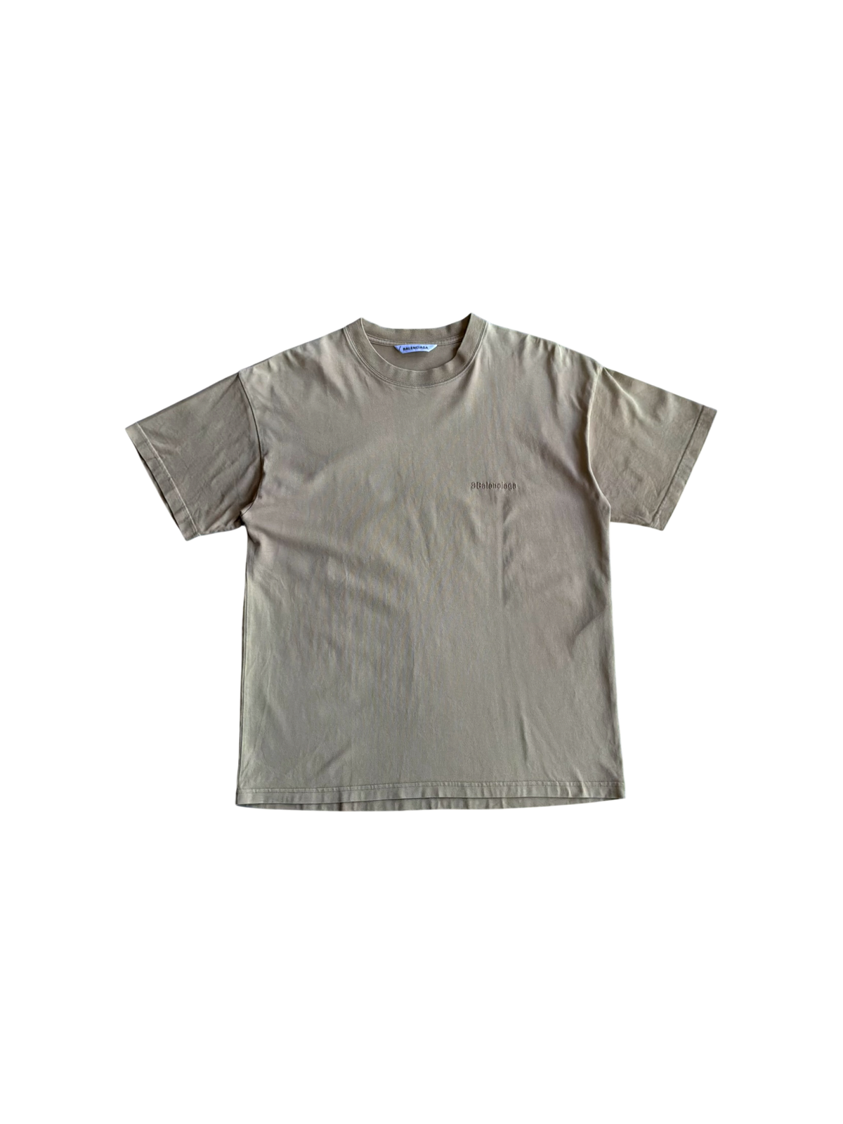 Balenciaga Spellout Chest Logo Tee
