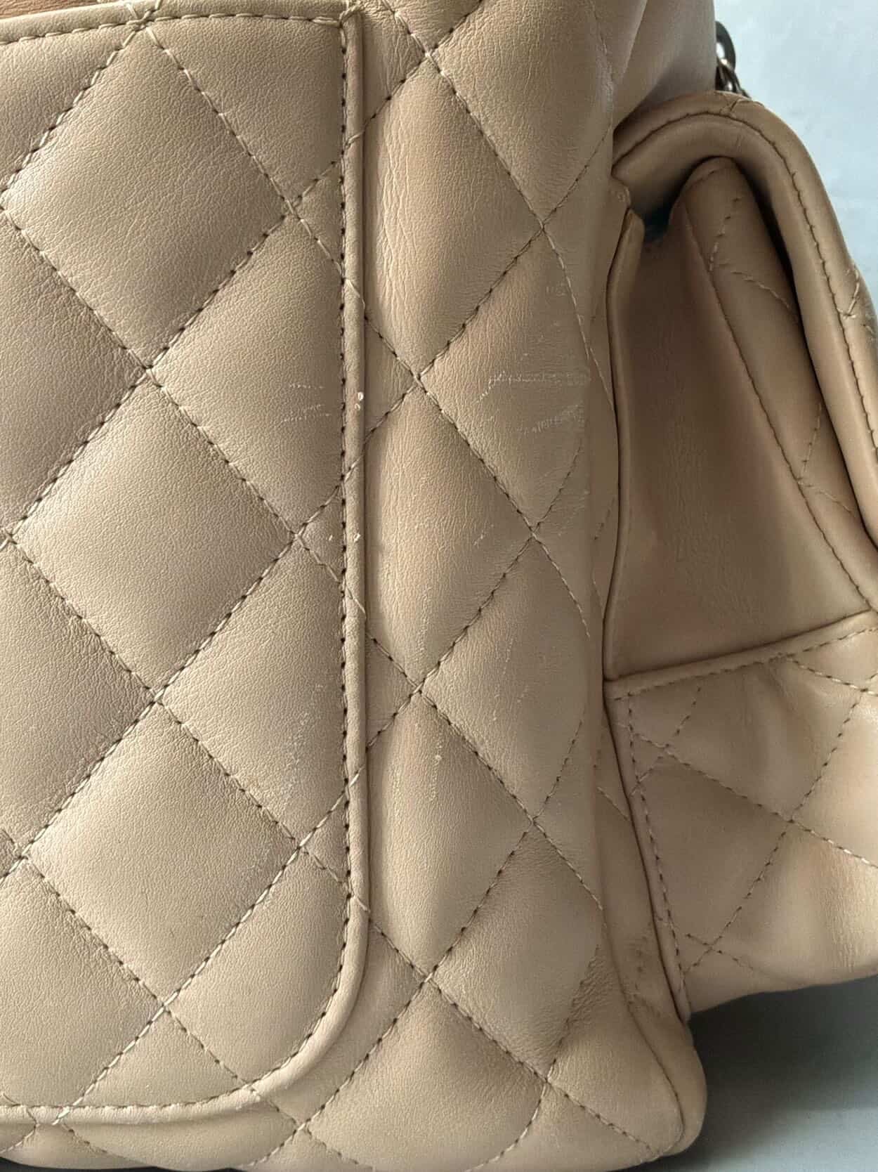 Chanel Cambon Ligne Beige Reporter Bag
