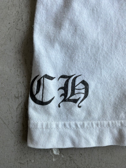 Chrome Hearts Triple Cross Horseshoe White Tee