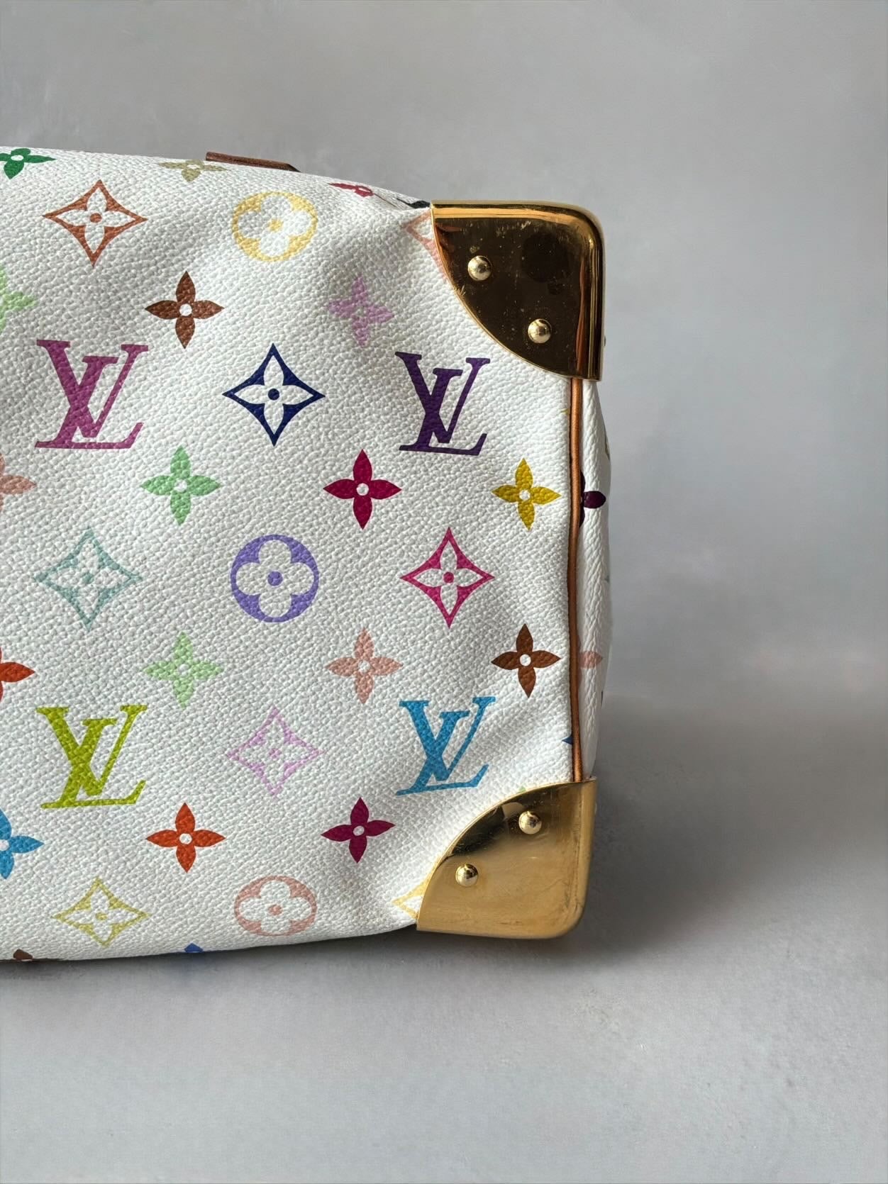 Louis Vuitton X Murakami White Multicolor Speedy 30