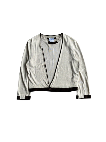 Chanel 2 in 1 Tank and Cardigan Set