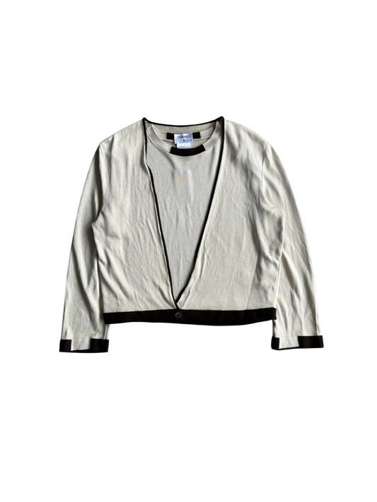 Chanel 2 in 1 Tank and Cardigan Set
