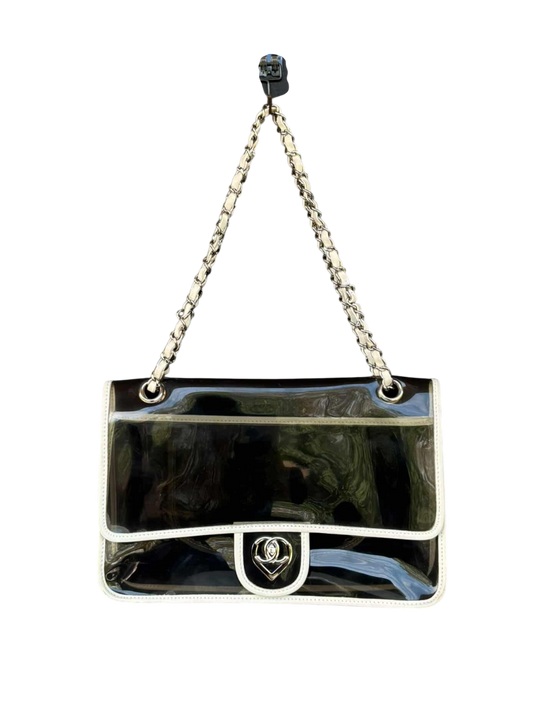 Chanel Heart CC PVC Flap Bag