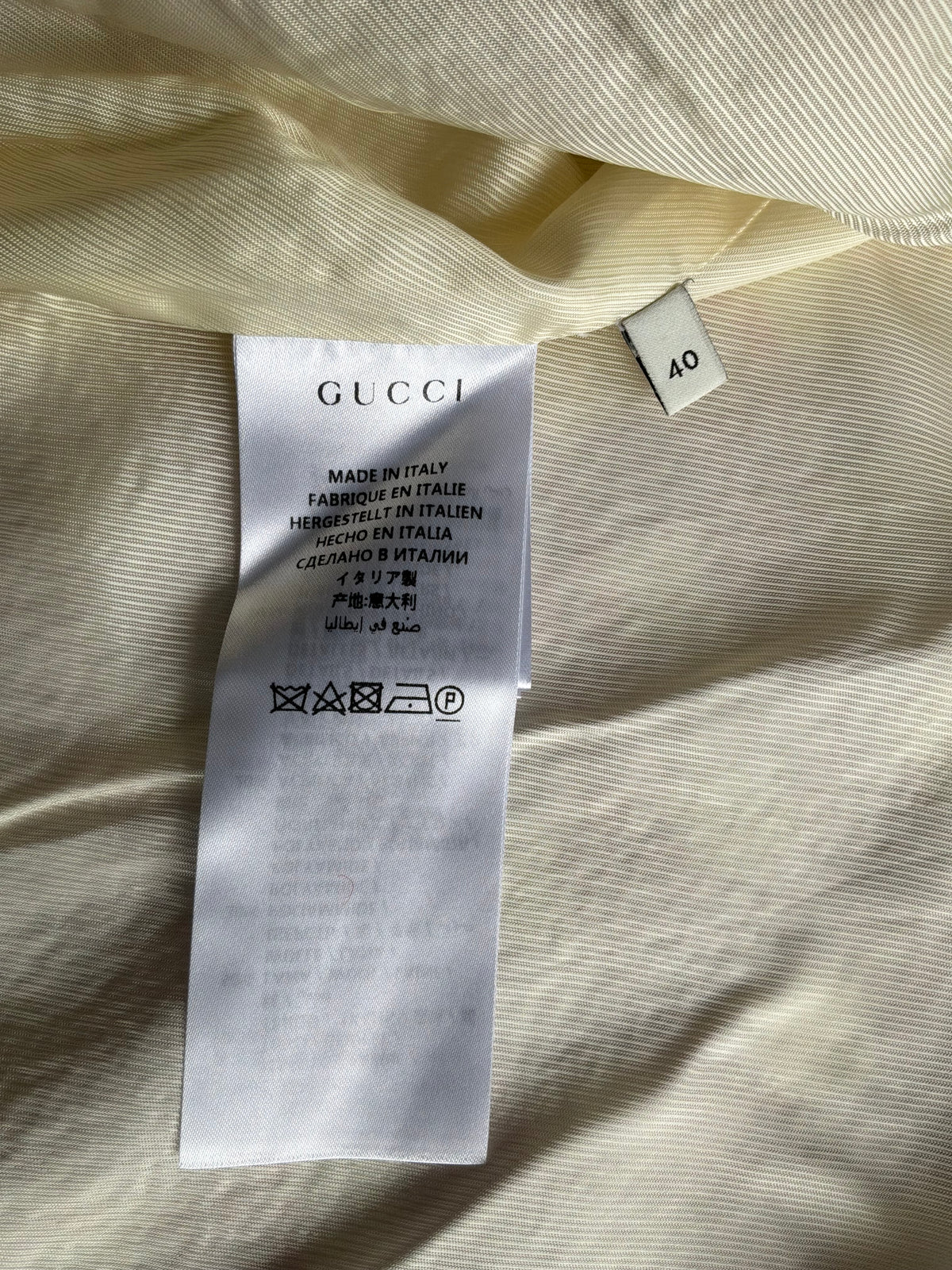 Gucci Red Tweed With Fur Sleeves Jacket