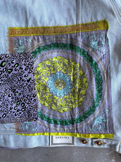 Versace Patchwork Denim Jacket