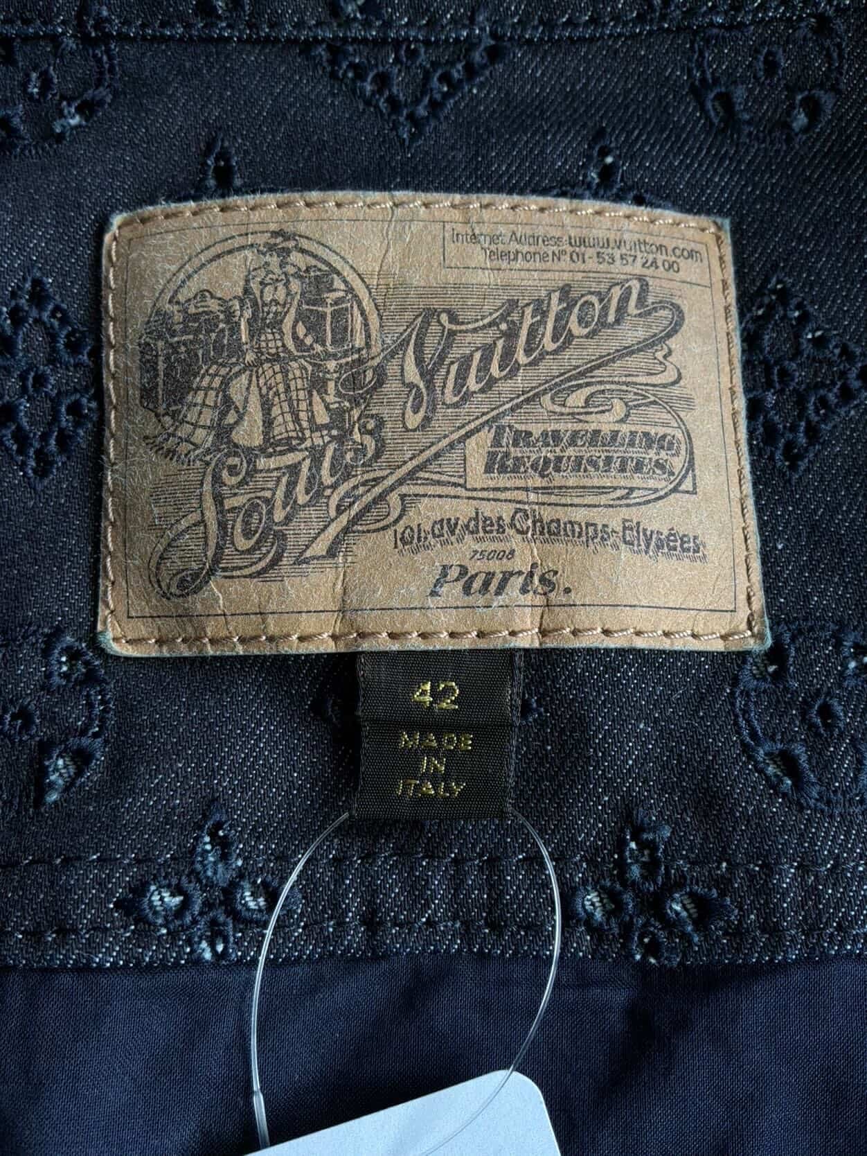 2010 Louis Vuitton Womens Denim Monogram Tops