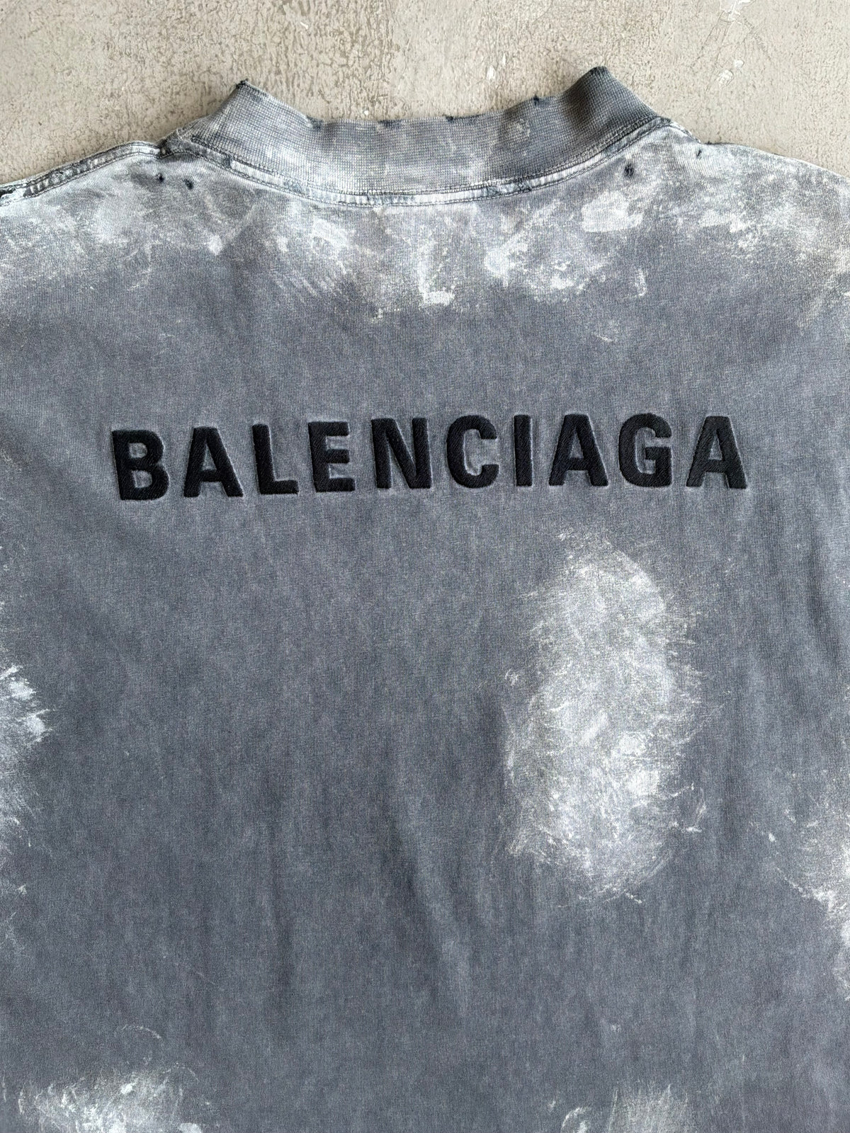 Balenciaga Spellout Tye Die Shirt