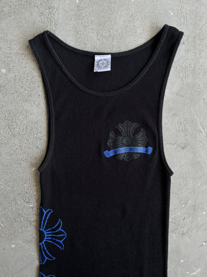90s Chrome Hearts Blue Horseshoe Tanktop