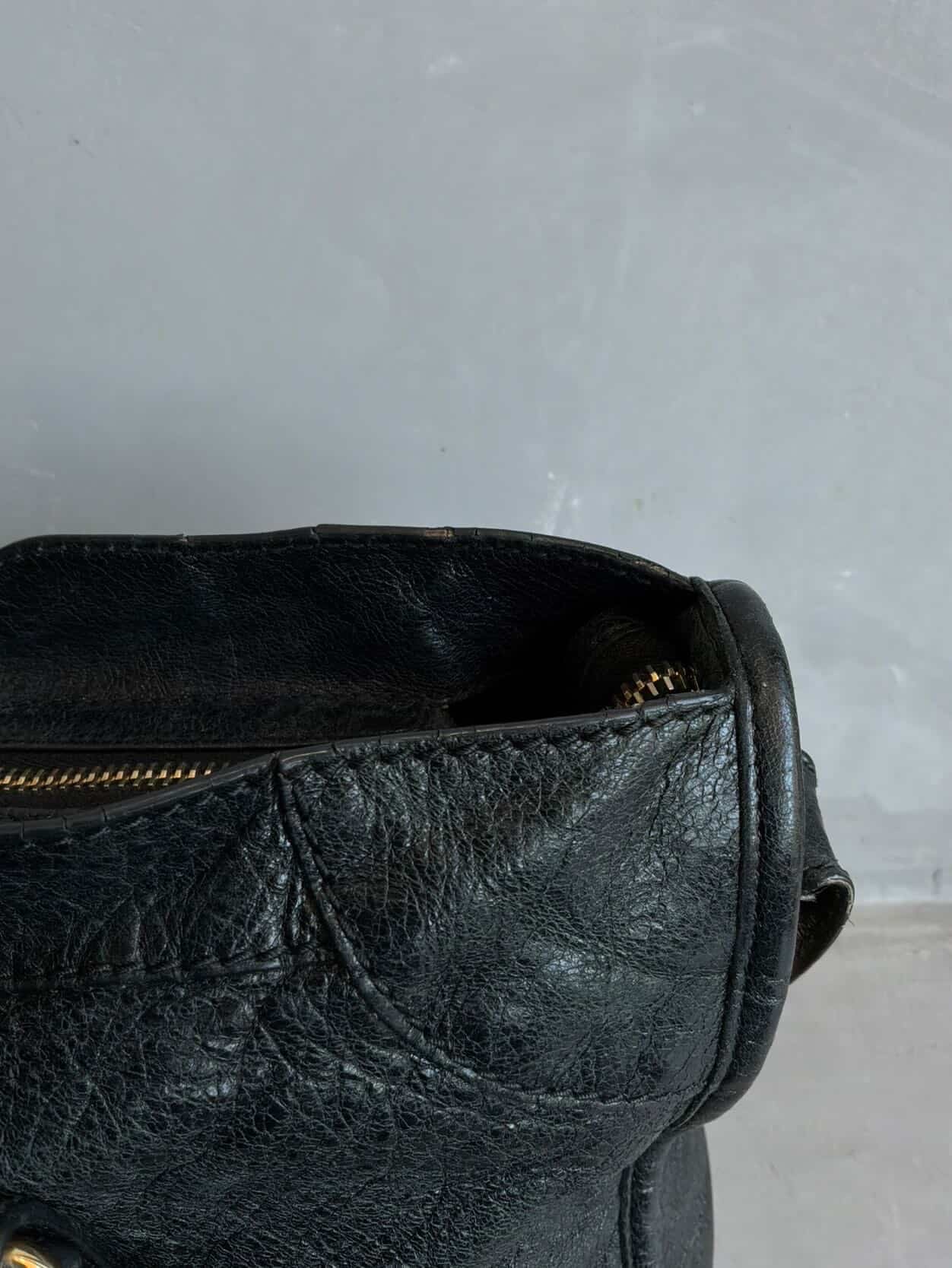 Balenciaga City Classic Medium Black On GHW