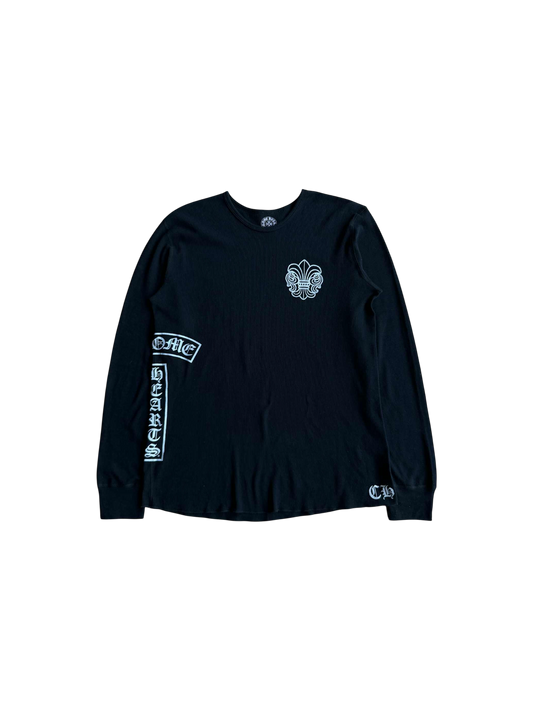 Vintage Chrome Hearts Fleur Side Tbar Thermal Longsleeves