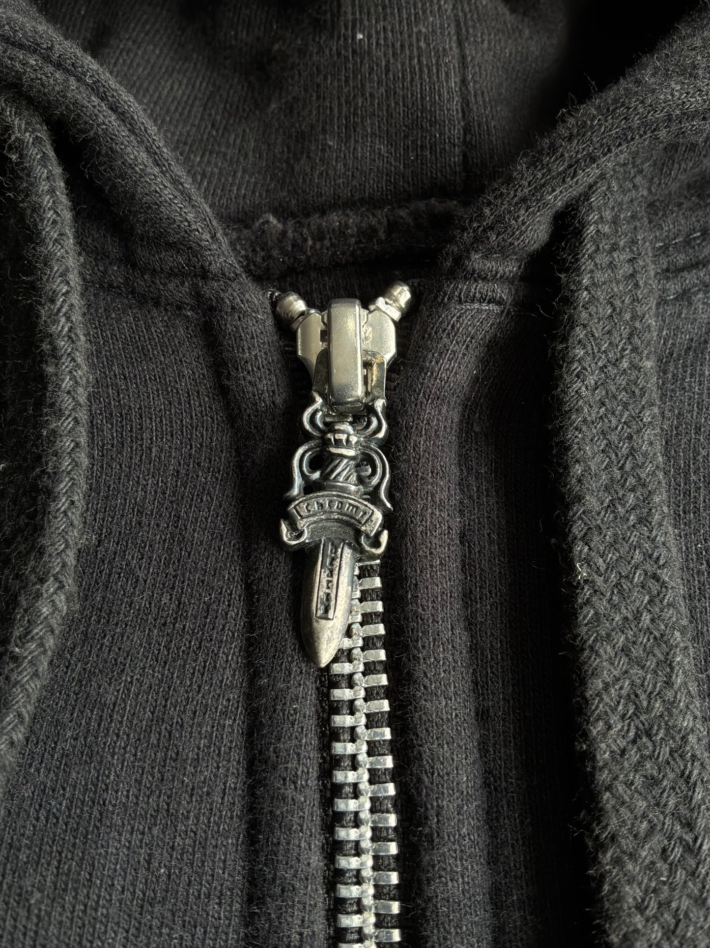 Chrome Hearts FUCK YOU Horseshoe Thermal Zip Hoodie