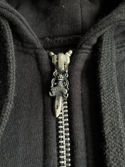 Chrome Hearts FUCK YOU Horseshoe Thermal Zip Hoodie