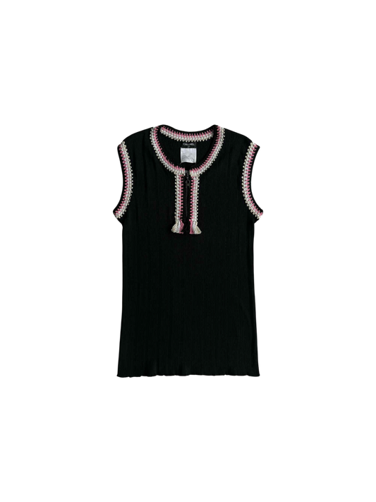 Chanel Vintage Sleeveless Shirt