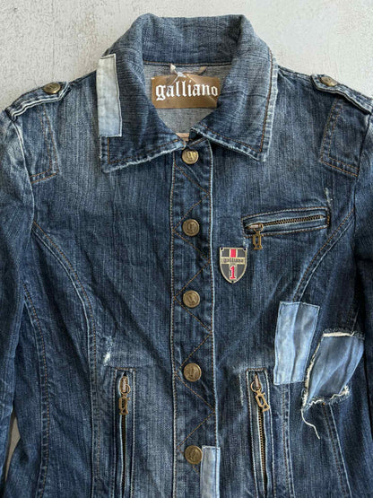 Vintage Galliano Patchwork Denim Jacket