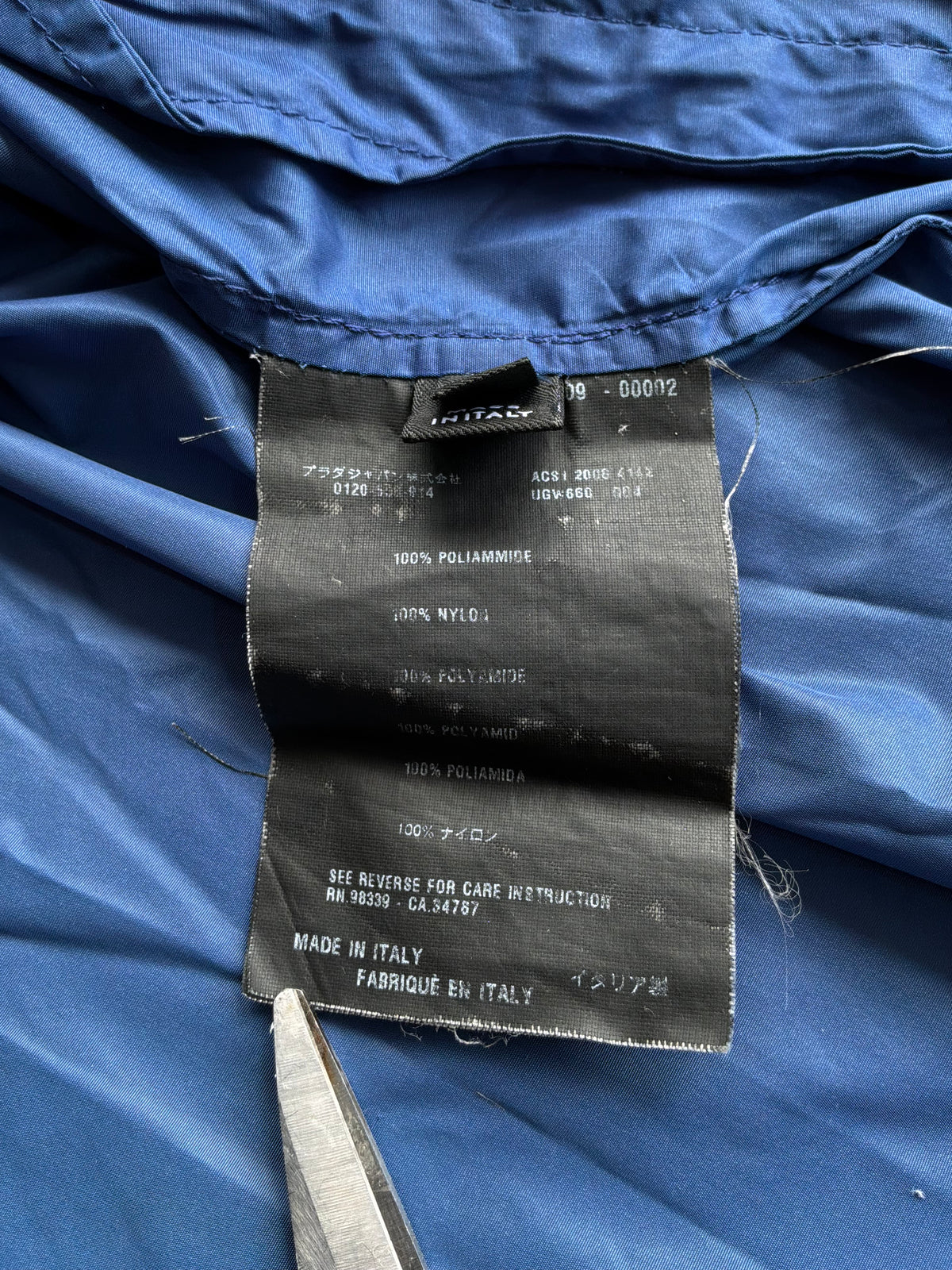 Vintage Prada Chest Emblem Windbreaker