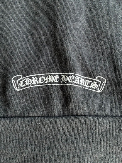 2000s Chrome Hearts T Bar Zip Hoodie