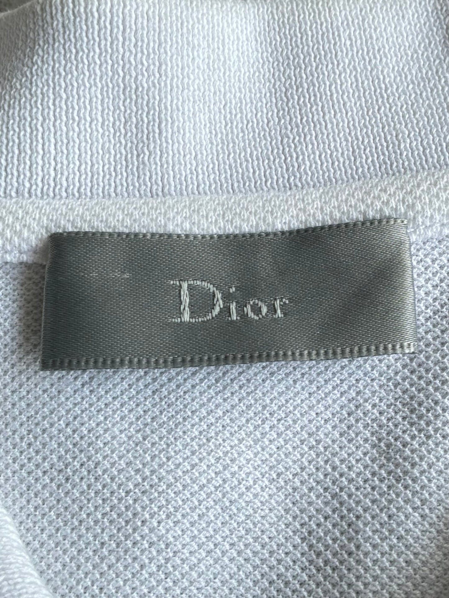 Dior Bee White Polo Shirt