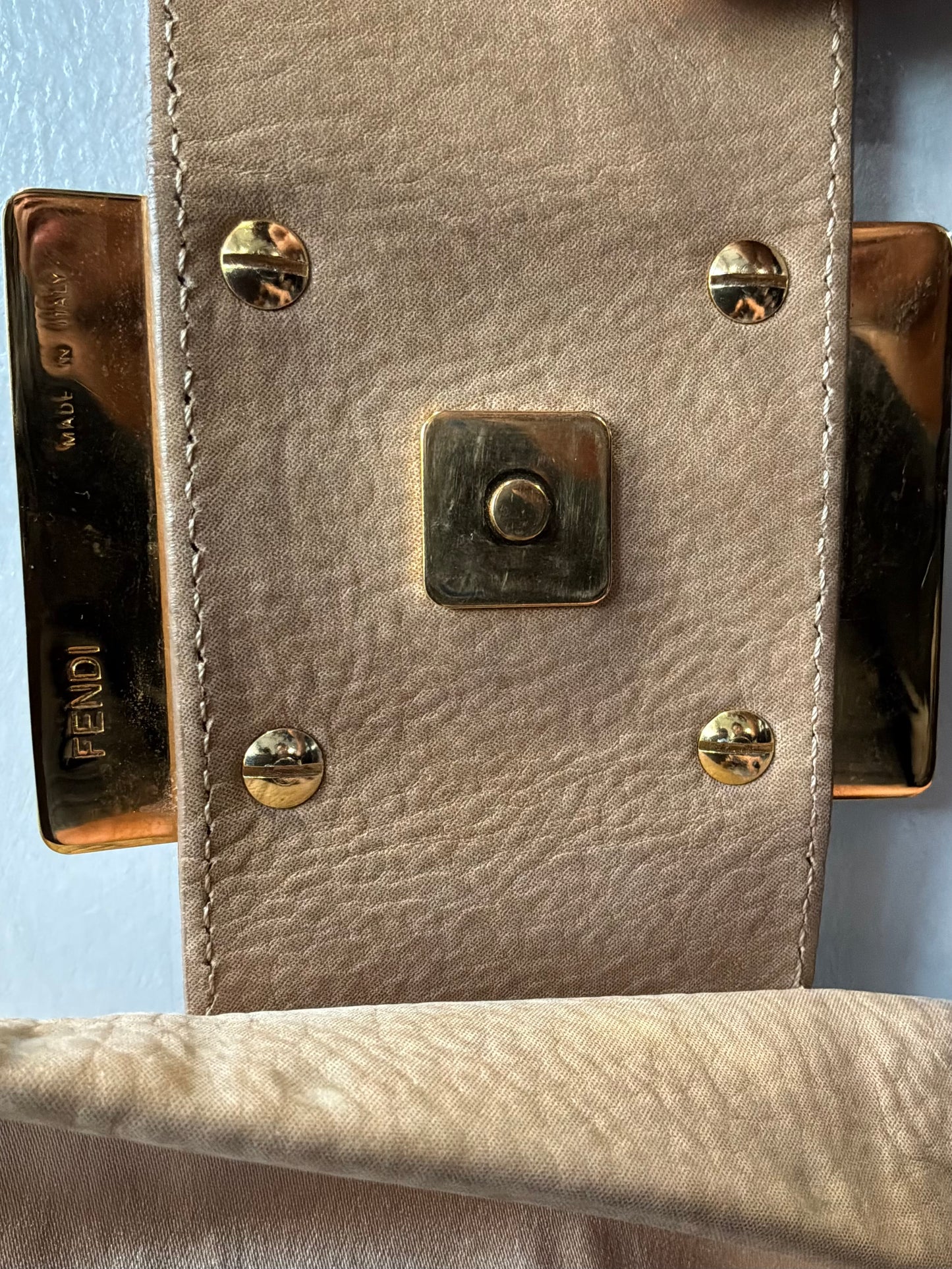 Fendi Mamma Baguette Brown Bag