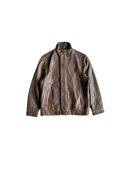 Balenciaga Vintage Brown Leather Jacket