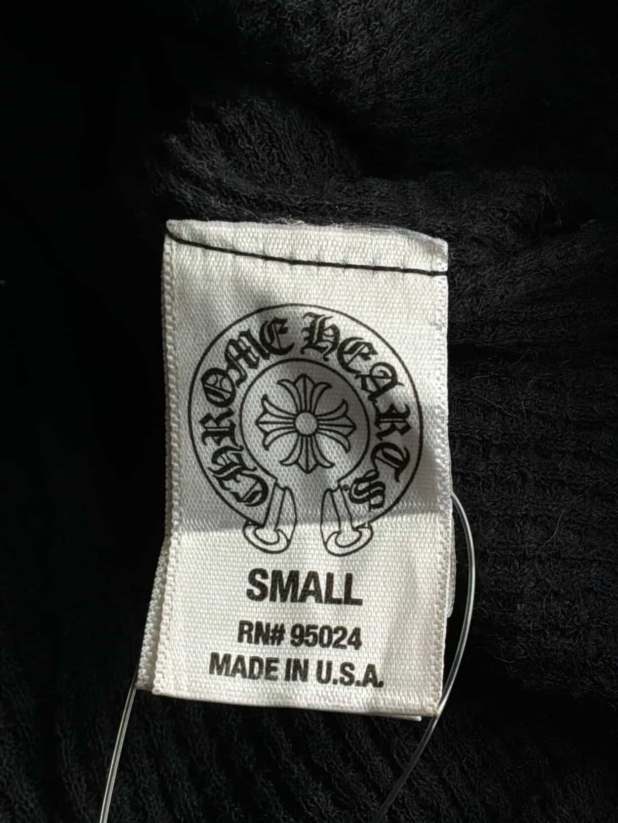 Chrome Hearts Vintage Red Cemetery Thermal Zip Hoodie