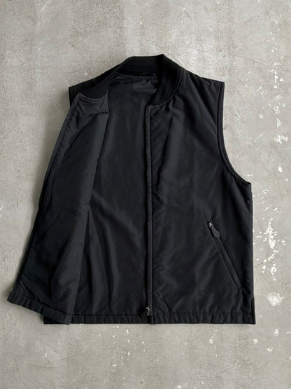 Hermes Leather Zip Nylon Vest