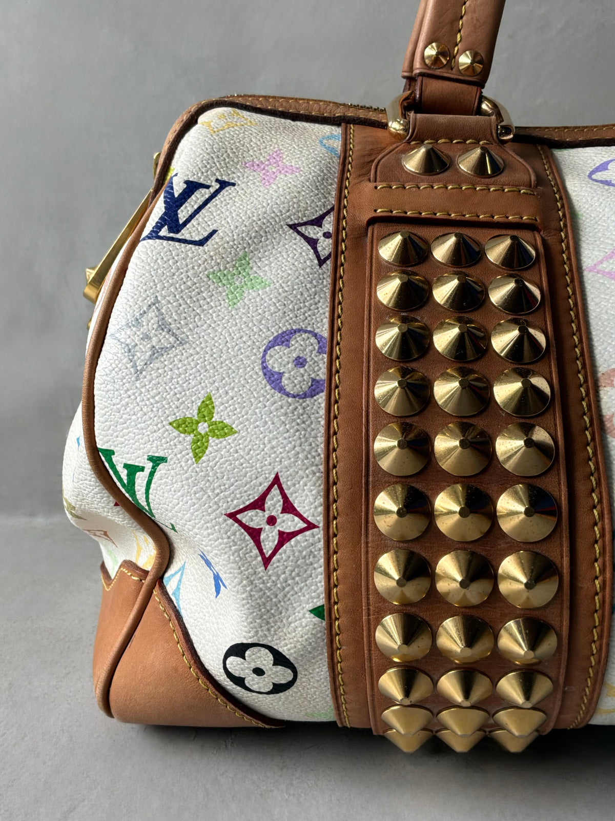 Louis Vuitton x Murakami Courtney White Multicolor Bag