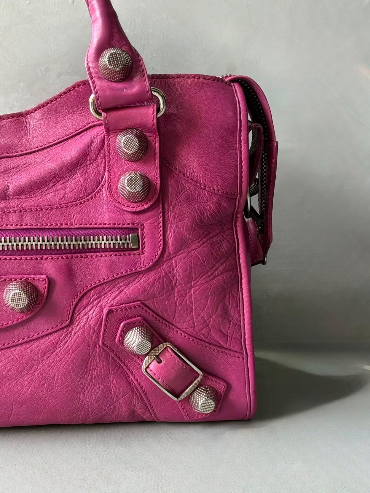 Balenciaga City Giant 21 Purple/Pink Lambskin Bag