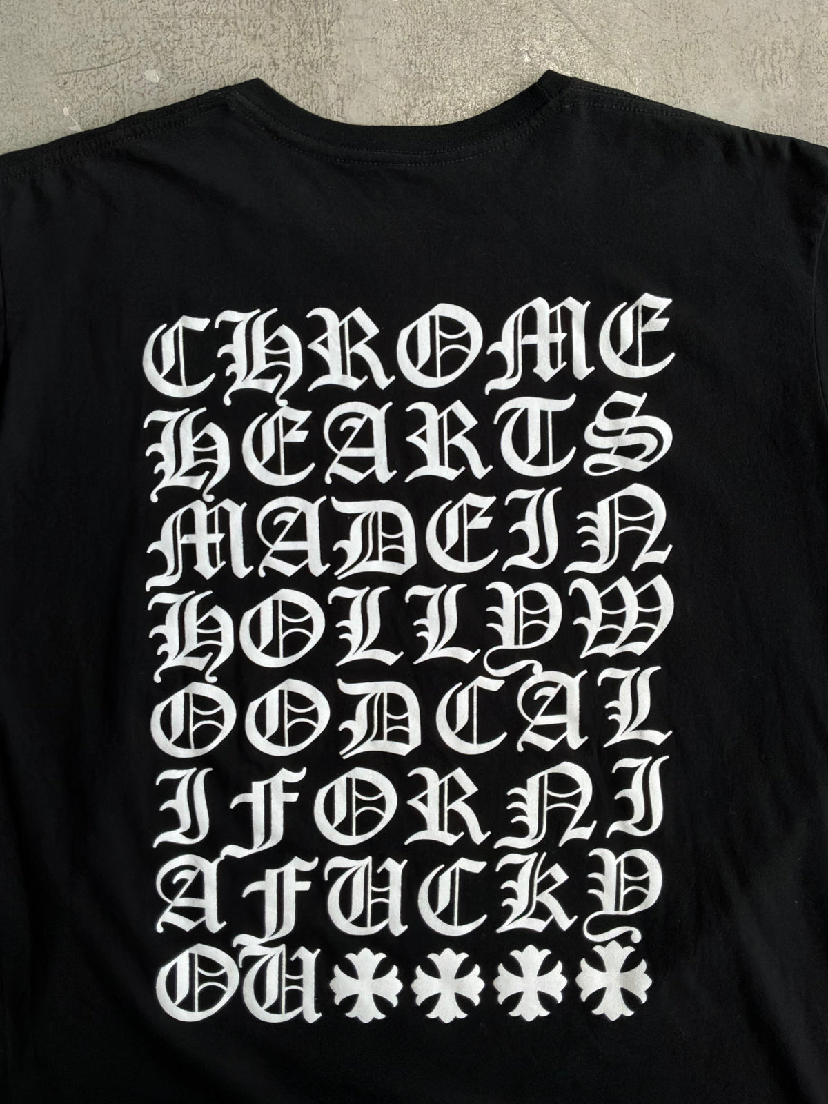 Chrome Hearts Eyechart Tee